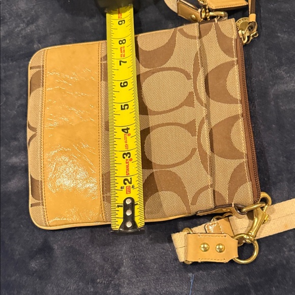 Signature Brown and Tan Crossbody Bag - Picture 7 of 7